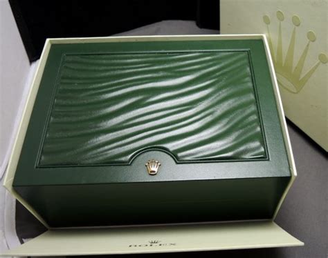 rolex 67.00 08|GENUINE ROLEX WATCH BOX VINTAGE GREEN 67.00.08 .